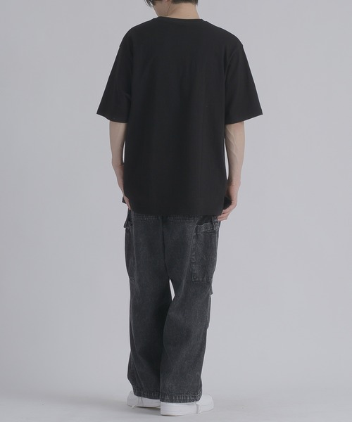 RE730（アールイーセブンサーティー）の「RE730 なみおくんが3人プリント半袖Tシャツ（Tシャツ/カットソー・メンズ・オフホワイト/ブラック・X-LARGE/LARGE/MEDIUM）」の8枚目の写真