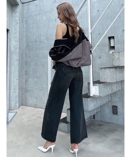 GYDA(ジェイダ)の「NO COFFEE NO GYDAビスチェ(キャミソール・レディース・オフホワイト/ブラック・SMALL)」の12枚目の写真