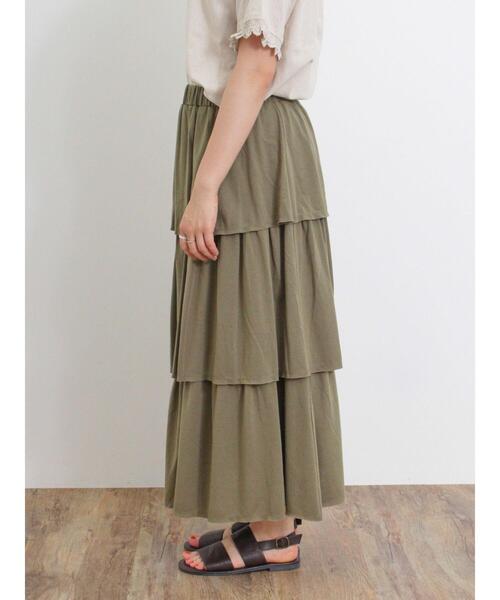 Samansa Mos2（サマンサ モスモス）の「【接触冷感】カットティアード