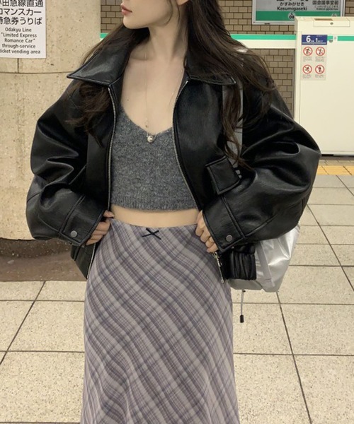 SHEPP(シープ)の「チェック柄 ミドルフレアスカート(スカート・レディース・アイボリー/ブルー・M/L)」の12枚目の写真