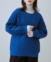 nissen | 【販売終了】クルーネックポコポコニット(ニット/セーター)