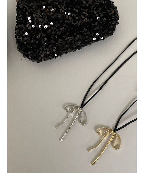 LAGUNAMOON(ラグナムーン)の「メタルリボンチョーカー(チョーカー・レディース・シルバー/ゴールド・FREE)」の14枚目の写真