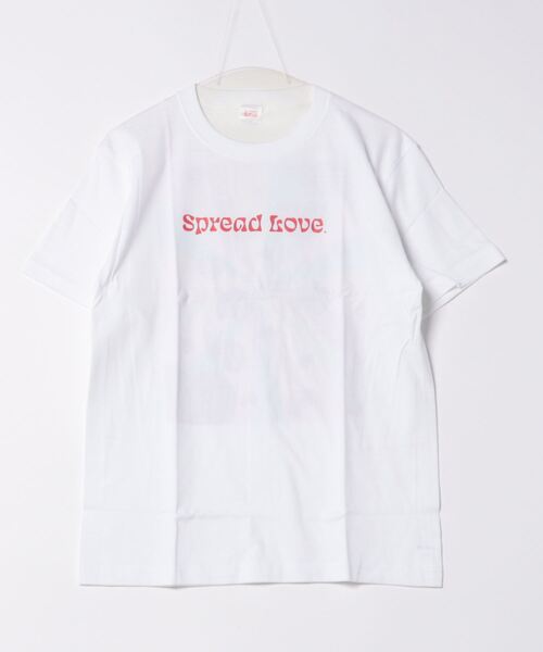 ARCHIVER(アーカイバ)の「【8】【it】【Spread Love】オリジナルプリント S/S T(Tシャツ/カットソー・レディース・ブラック/ホワイト・MEDIUM/LARGE/SMALL)」の1枚目の写真
