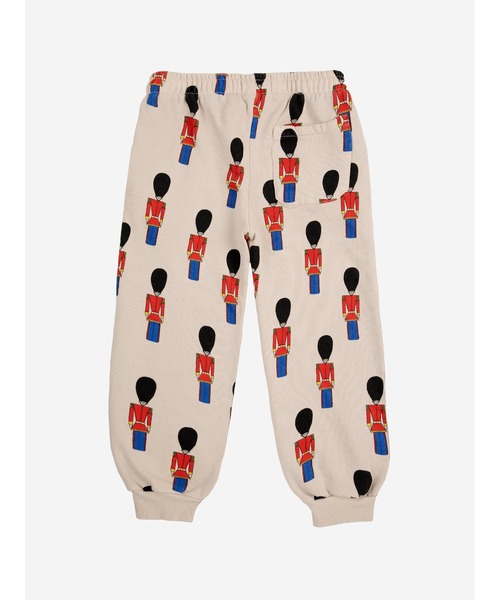 BOBO CHOSES(ボボショーズ)の「Little Tin Soldiers all over jogging pants(スウェットパンツ・キッズ・ライトブラウン・10-11y/2-3YEAR/4-5YEAR/8-9y)」の2枚目の写真