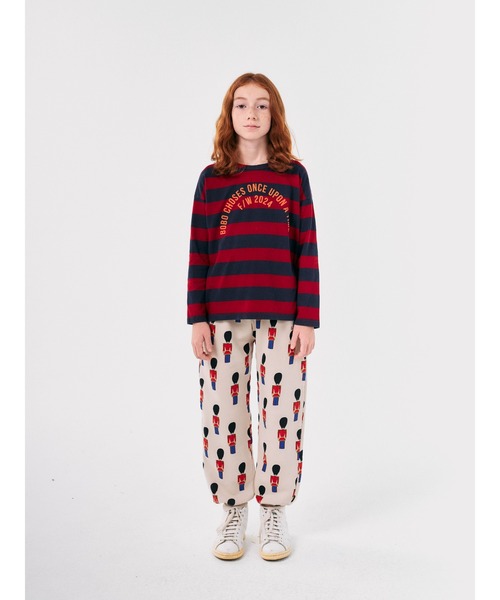 BOBO CHOSES(ボボショーズ)の「Little Tin Soldiers all over jogging pants(スウェットパンツ・キッズ・ライトブラウン・10-11y/2-3YEAR/4-5YEAR/8-9y)」の5枚目の写真