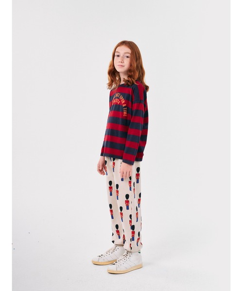 BOBO CHOSES(ボボショーズ)の「Little Tin Soldiers all over jogging pants(スウェットパンツ・キッズ・ライトブラウン・10-11y/2-3YEAR/4-5YEAR/8-9y)」の6枚目の写真