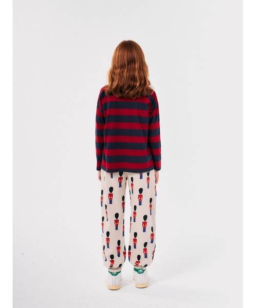 BOBO CHOSES(ボボショーズ)の「Little Tin Soldiers all over jogging pants(スウェットパンツ・キッズ・ライトブラウン・10-11y/2-3YEAR/4-5YEAR/8-9y)」の7枚目の写真