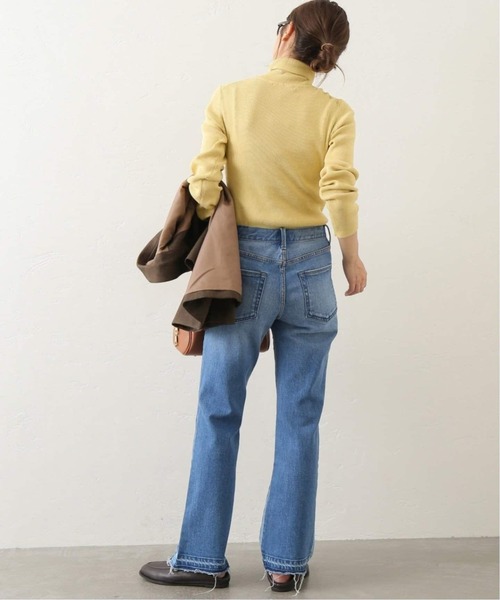 JOURNAL STANDARD relume（ジャーナルスタンダード　レリューム）の「《追加》スイスオーガニックコットンタートルネックプルオーバー（ニット/セーター・レディース・ブラウン/ホワイト/ブラック/イエロー/ブルー系その他/オレンジ系その他・FREE）」の9枚目の写真