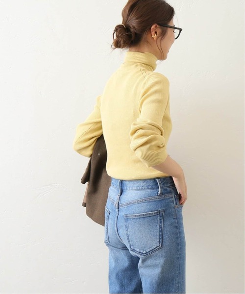 JOURNAL STANDARD relume（ジャーナルスタンダード　レリューム）の「《追加》スイスオーガニックコットンタートルネックプルオーバー（ニット/セーター・レディース・ブラウン/ホワイト/ブラック/イエロー/ブルー系その他/オレンジ系その他・FREE）」の7枚目の写真