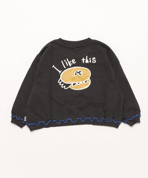 HOGAN RANCH WEAR（ホーガンランチウエア）の「マエウシロプリントトレーナー（スウェット・キッズ・ベージュ/オフホワイト/ブラック/グリーン・150/100/95/90/80/140/130/120/110）」の17枚目の写真