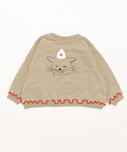 HOGAN RANCH WEAR（ホーガンランチウエア）の「マエウシロプリントトレーナー（スウェット・キッズ・ベージュ/オフホワイト/ブラック/グリーン・150/100/95/90/80/140/130/120/110）」の21枚目の写真