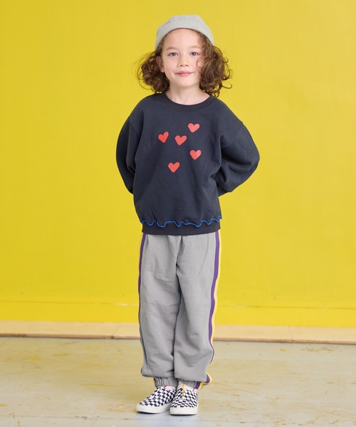 HOGAN RANCH WEAR（ホーガンランチウエア）の「マエウシロプリントトレーナー（スウェット・キッズ・ベージュ/オフホワイト/ブラック/グリーン・150/100/95/90/80/140/130/120/110）」の5枚目の写真