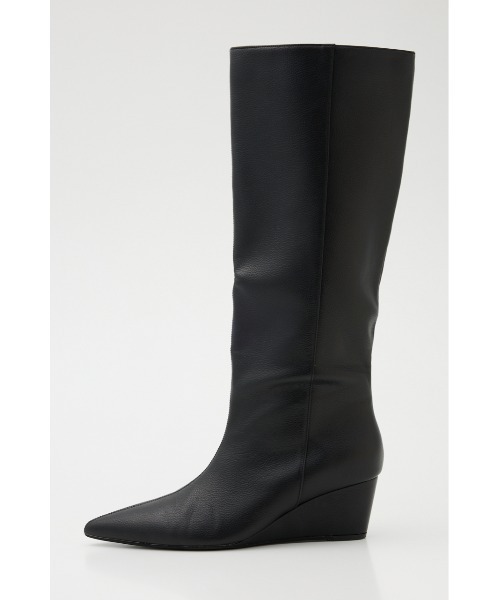 THROW by SLY（スローバイスライ）の「THROW POINTED WIDE KNEE BOOTS ポインテッド ワイド ニー ブーツ（ブーツ・レディース・ブラウン/ブラック・SMALL/MEDIUM/LARGE）」の16枚目の写真