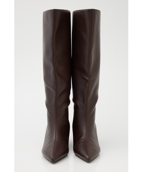 THROW by SLY（スローバイスライ）の「THROW POINTED WIDE KNEE BOOTS ポインテッド ワイド ニー ブーツ（ブーツ・レディース・ブラウン/ブラック・SMALL/MEDIUM/LARGE）」の4枚目の写真