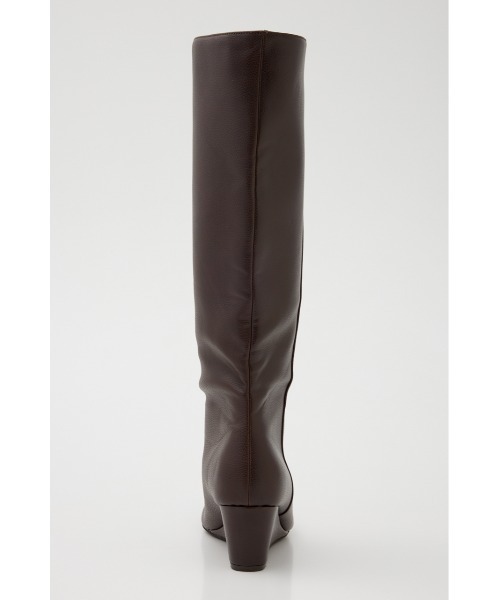 THROW by SLY（スローバイスライ）の「THROW POINTED WIDE KNEE BOOTS ポインテッド ワイド ニー ブーツ（ブーツ・レディース・ブラウン/ブラック・SMALL/MEDIUM/LARGE）」の3枚目の写真