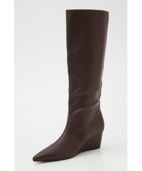 THROW by SLY（スローバイスライ）の「THROW POINTED WIDE KNEE BOOTS ポインテッド ワイド ニー ブーツ（ブーツ・レディース・ブラウン/ブラック・SMALL/MEDIUM/LARGE）」の22枚目の写真