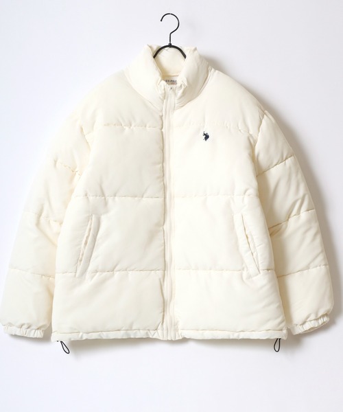 U.S. POLO ASSN.（ユーエスポロアッスン）の「U.S. POLO ASSN./ユーエスポロアッスン Padded Jacket/オーバーサイズ 中綿 ファイバーダウン パデッドジャケット/パファージャケット/レディース メンズ（ダウンジャケット/コート・メンズ・アイボリー/ブラック/ベージュ/ブラック系その他/ブラウン系その他/ホワイト系その他・M/L/LL）」の11枚目の写真