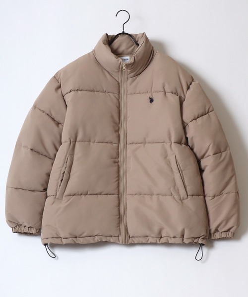 U.S. POLO ASSN.（ユーエスポロアッスン）の「U.S. POLO ASSN./ユーエスポロアッスン Padded Jacket/オーバーサイズ 中綿 ファイバーダウン パデッドジャケット/パファージャケット/レディース メンズ（ダウンジャケット/コート・メンズ・アイボリー/ブラック/ベージュ/ブラック系その他/ブラウン系その他/ホワイト系その他・M/L/LL）」の21枚目の写真
