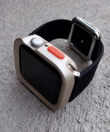 zandy ズィーアンドワイ / Apple Watch ケース バンド セット マグネット シリコン スクエアフレーム Series10/11対応【スクエアソフトフレーム】 アップルウォッチ専用 // set14