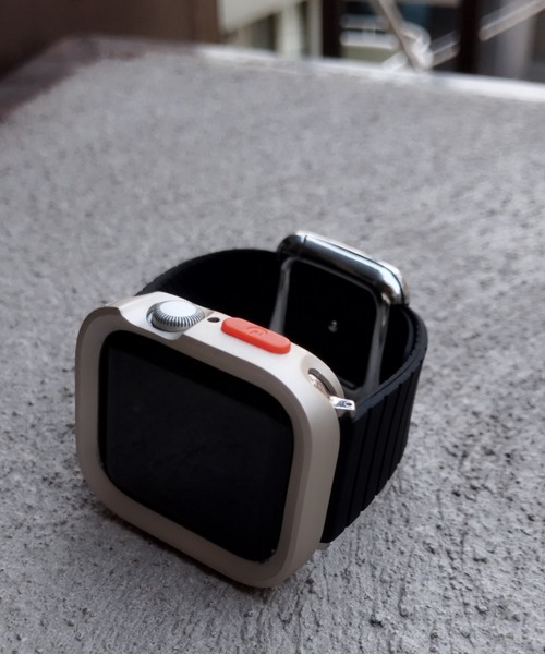 zandy(ズィーアンドワイ)の「zandy ズィーアンドワイ / Apple Watch ケース バンド セット マグネット シリコン スクエアフレーム Series10/11対応【スクエアソフトフレーム】 アップルウォッチ専用 // set14(デジタル腕時計・メンズ・ブラック×ブラック/ブルー系その他/ホワイト×ゴールド/シルバー×ブラック/ネイビー系/ホワイト×ブラック/ブルーパープル/ブラック×シルバー・S/M/42/46)」の11枚目の写真