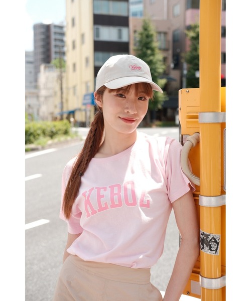 KEBOZ（ケボズ）の「UC LOGO S/S TEE（Tシャツ/カットソー・レディース・グレー/ピンク/ホワイト・L/M）」の3枚目の写真