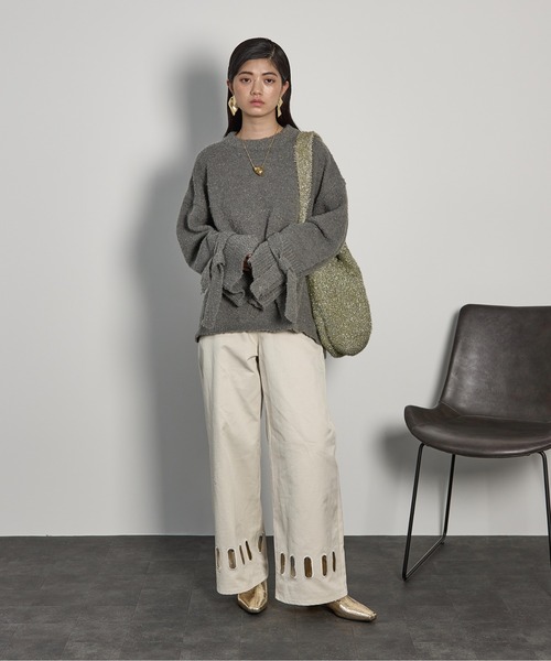 THE YOn(ザヨン)の「グリッターシャギーショルダーニットバッグ(ショルダーバッグ・レディース・ブラック/シルバー/ゴールド・FREE)」の20枚目の写真