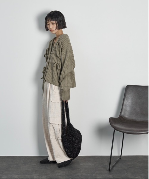 THE YOn(ザヨン)の「グリッターシャギーショルダーニットバッグ(ショルダーバッグ・レディース・ブラック/シルバー/ゴールド・FREE)」の15枚目の写真