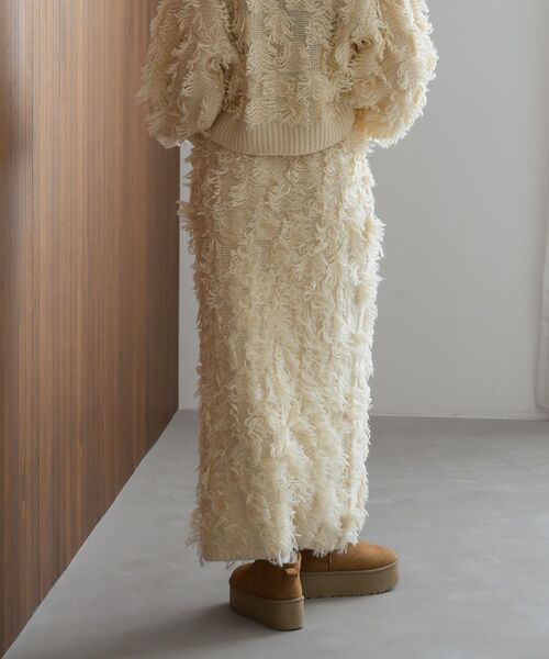 RETRO GIRL(レトロガール)の「【セットアップ対応】フリンジNTSK(スカート・レディース・ブラウン/ブラック/ナチュラル・FREE)」の5枚目の写真