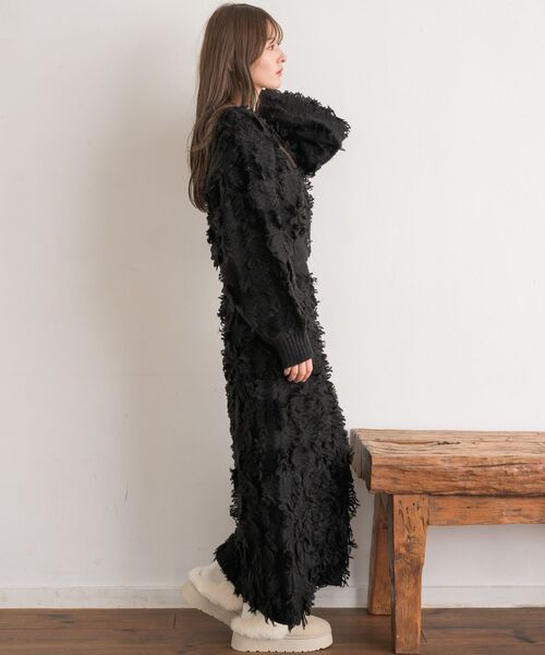 RETRO GIRL(レトロガール)の「【セットアップ対応】フリンジNTSK(スカート・レディース・ブラウン/ブラック/ナチュラル・FREE)」の7枚目の写真