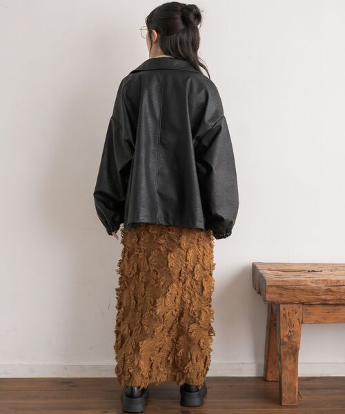 RETRO GIRL(レトロガール)の「【セットアップ対応】フリンジNTSK(スカート・レディース・ブラウン/ブラック/ナチュラル・FREE)」の17枚目の写真