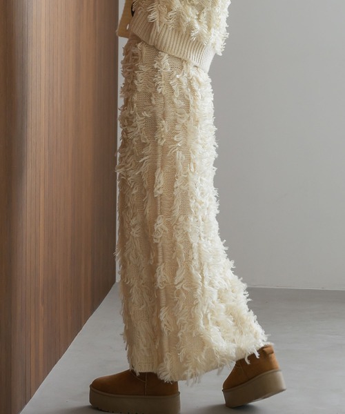 RETRO GIRL(レトロガール)の「【セットアップ対応】フリンジNTSK(スカート・レディース・ブラウン/ブラック/ナチュラル・FREE)」の3枚目の写真