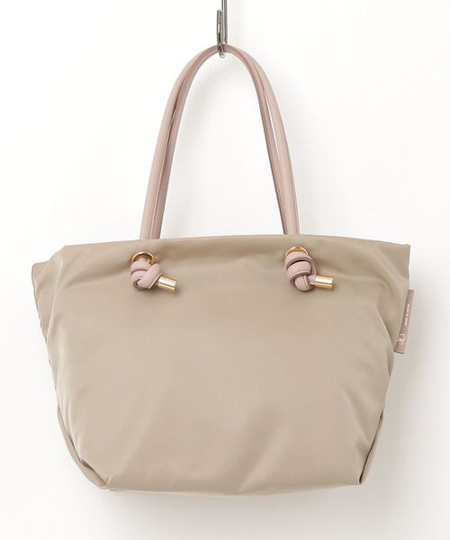 VIOLAd'ORO（ヴィオラドーロ）の「VIOLAd’ORO (ヴィオラドーロ) ノットハンドルナイロントートM サイズ/BIANCA / V-2175（トートバッグ・レディース・ブラック/グレー系その他/グレー系その他3/その他3/チャコールグレー/ピンク系その他3・F）」の5枚目の写真