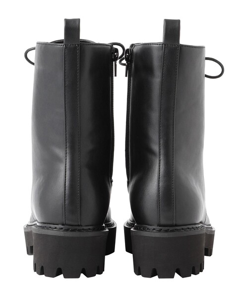 MACKINTOSH PHILOSOPHY（ﾏｯｷﾝﾄｯｼｭ ﾌｨﾛｿﾌｨｰ）の「レースアップショートブーツ（ブーツ・レディース・ブラック/ホワイト系その他・S/M/L）」の6枚目の写真