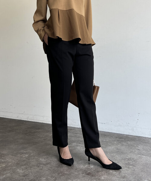 Chez toi(シェトワ)の「【低身長サイズあり】ストレッチテーパードパンツ(その他パンツ・レディース・アイボリー/ブラック/ベージュ・MEDIUM/PM)」の21枚目の写真