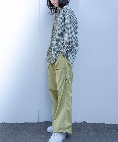 Nora Lily(ノラリリー)の「【Nora Lily】Crazy Pattern Shirt(UNISEX)(シャツ/ブラウス・メンズ・ブルー/グレー・FREE)」の14枚目の写真