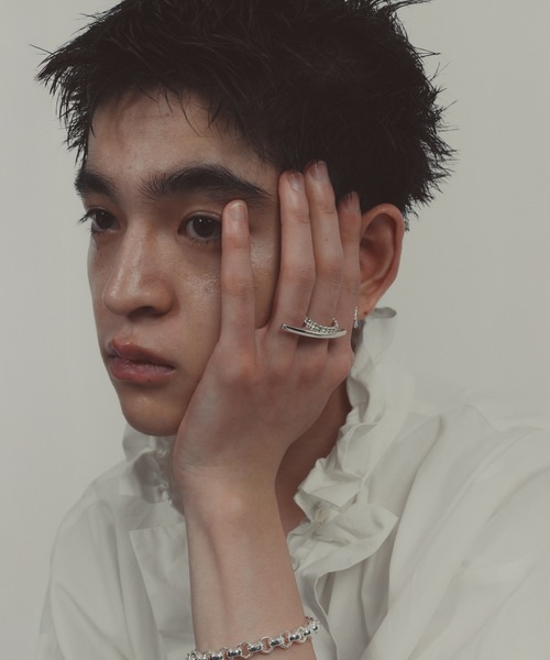 whoseA（フーシー）の「【silver925】Ball Wring/ ボール ダブルリング（リング・レディース・シルバー・13号/17号/10号）」の13枚目の写真