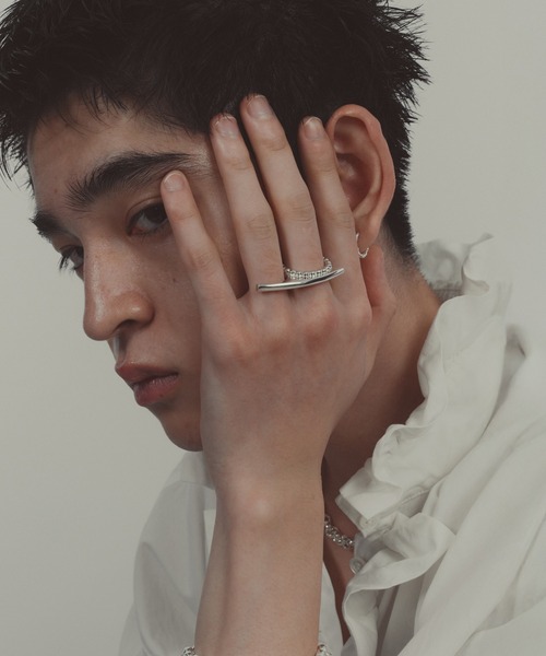 whoseA（フーシー）の「【silver925】Ball Wring/ ボール ダブルリング（リング・レディース・シルバー・13号/17号/10号）」の15枚目の写真