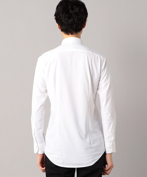 COMME CA MEN(コムサメン)の「トリコット カルゼ SLIM MODEL レギュラーカラーシャツ(シャツ/ブラウス・メンズ・ホワイト・S/M/L)」の7枚目の写真
