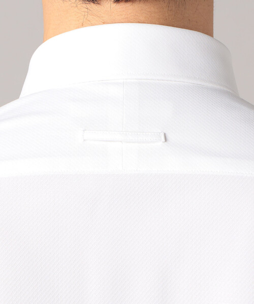 COMME CA MEN(コムサメン)の「トリコット カルゼ SLIM MODEL レギュラーカラーシャツ(シャツ/ブラウス・メンズ・ホワイト・S/M/L)」の9枚目の写真