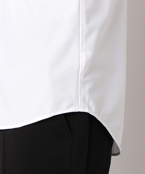 COMME CA MEN(コムサメン)の「トリコット カルゼ SLIM MODEL レギュラーカラーシャツ(シャツ/ブラウス・メンズ・ホワイト・S/M/L)」の12枚目の写真