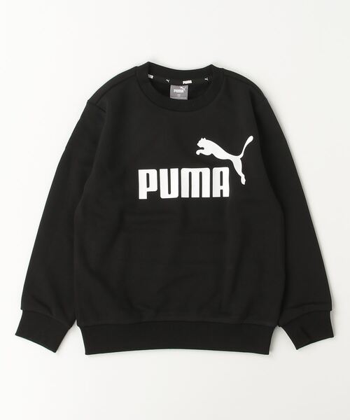 PUMA（プーマ）の「プーマ PUMA ESS ビッグロゴ クルースウェット TR_（スウェット・キッズ・ブラック/グレー/レッド・120cm/130cm/140cm/150cm/160cm）」の2枚目の写真