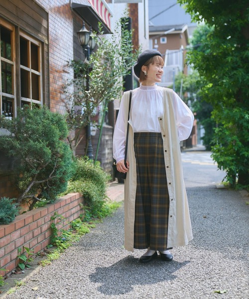 本日限定値下げ⭐︎TORO vintage⭐︎レース装飾長袖シャツブラウスアイボリー studio CLIP（スタディオクリップ）の「レースアソートブラウス