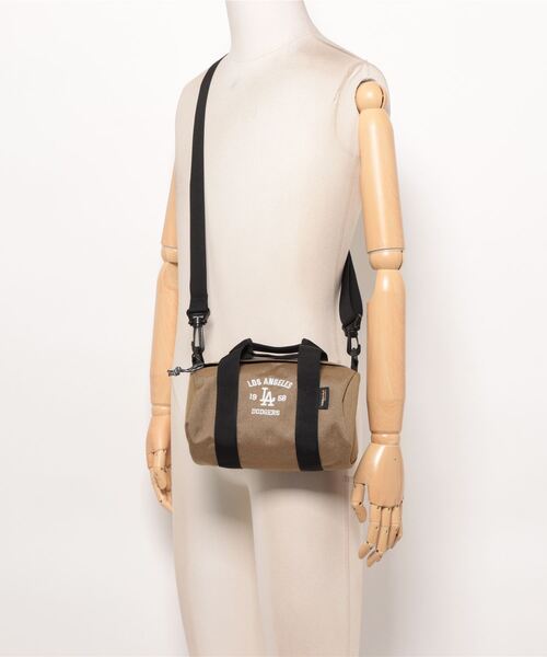 MLB（メジャーリーグベースボール）の「MLB ロールバッグ(M)  CORDURA（ボストンバッグ・レディース・ベージュ/ベージュ系その他・FREE）」の6枚目の写真