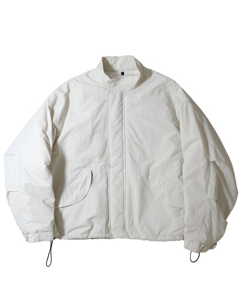 セール】stand collar nylon short mods coat/スタンドカラー ナイロン