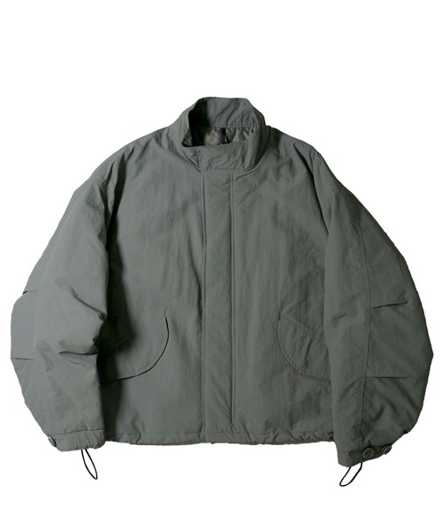 セール】stand collar nylon short mods coat/スタンドカラー ナイロン
