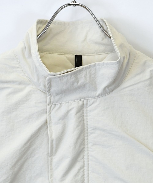 Starting Over（スターティングオーバー）の「stand collar nylon short mods coat/スタンドカラー ナイロン ショートモッズコート（ブルゾン・メンズ・ブラック/カーキ/オフホワイト・L/M/XL）」の4枚目の写真
