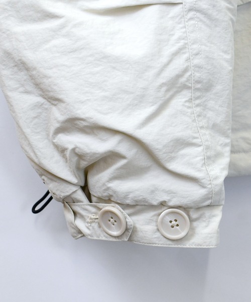 Starting Over（スターティングオーバー）の「stand collar nylon short mods coat/スタンドカラー ナイロン ショートモッズコート（ブルゾン・メンズ・ブラック/カーキ/オフホワイト・L/M/XL）」の7枚目の写真