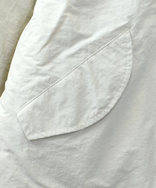 Starting Over（スターティングオーバー）の「stand collar nylon short mods coat/スタンドカラー ナイロン ショートモッズコート（ブルゾン・メンズ・ブラック/カーキ/オフホワイト・L/M/XL）」の10枚目の写真