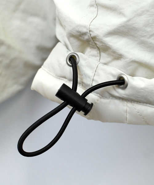 Starting Over（スターティングオーバー）の「stand collar nylon short mods coat/スタンドカラー ナイロン ショートモッズコート（ブルゾン・メンズ・ブラック/カーキ/オフホワイト・L/M/XL）」の9枚目の写真