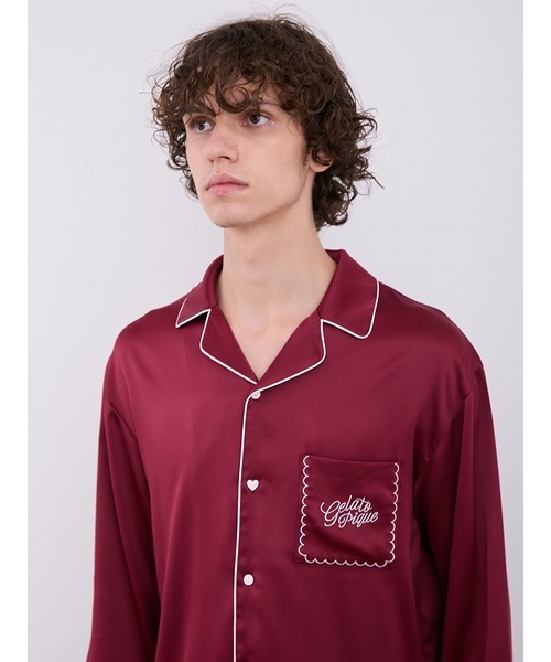 Gelato Pique Holiday ルームウェア ワインレッド gelato pique（ジェラートピケ）の「【HOLIDAY】【HOMME